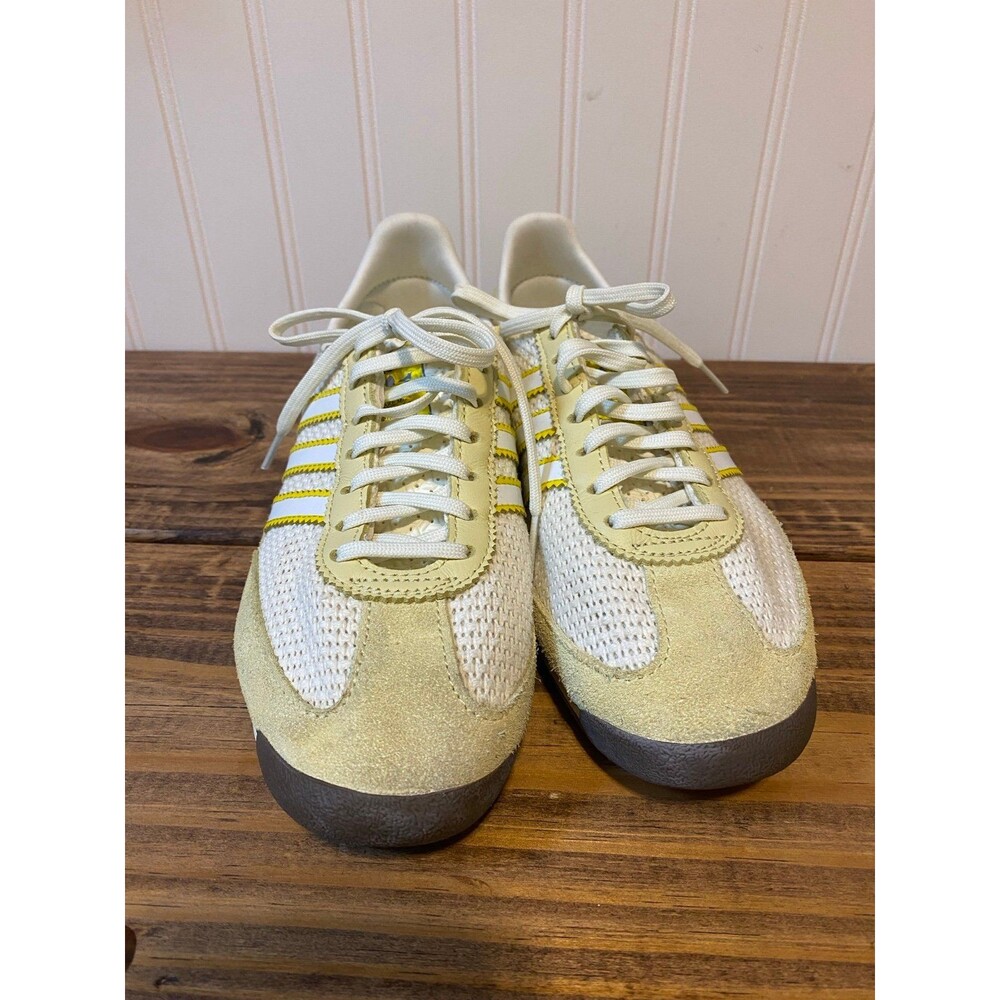 Adidas Originals Mesh Suede Retro Sneakers Yellow White Women’s 6